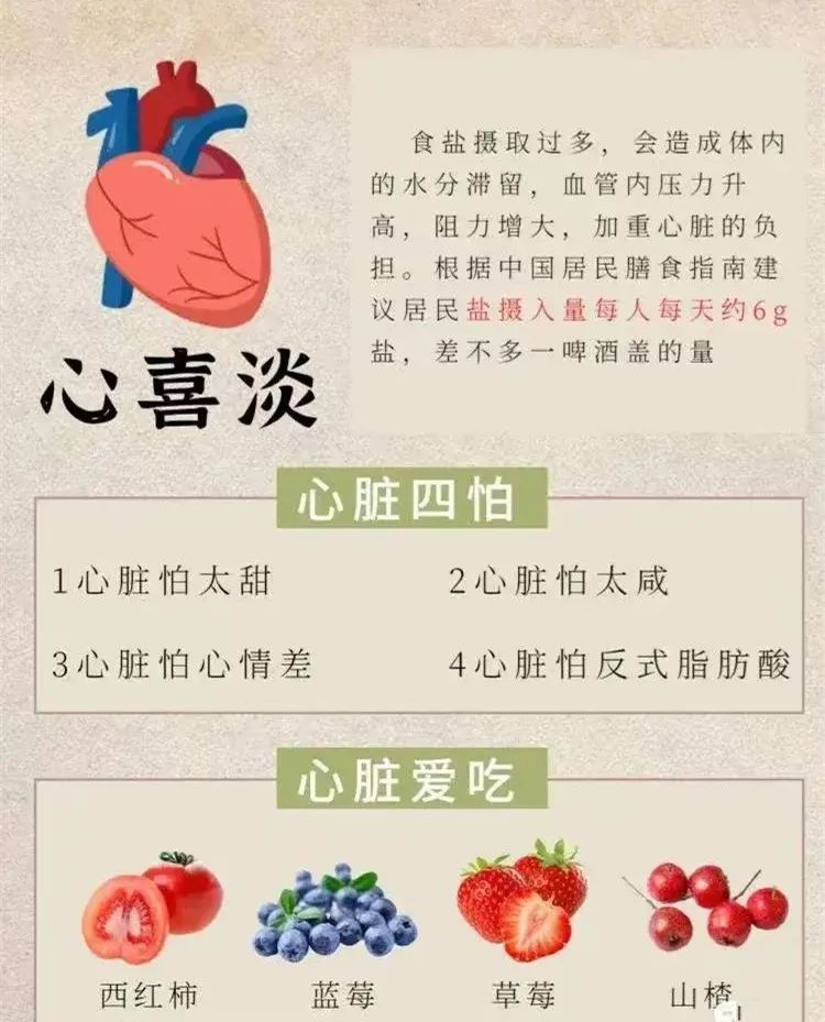 读懂人体8大器官的“喜与恶”，养出健康好身体